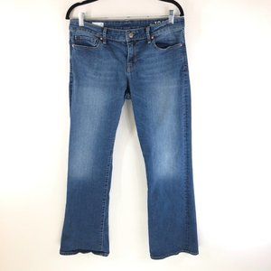 GAP Womens Jeans Sexy Boot Medium Wash Stretch Size 31